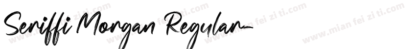 Seriffi Morgan Regular字体转换